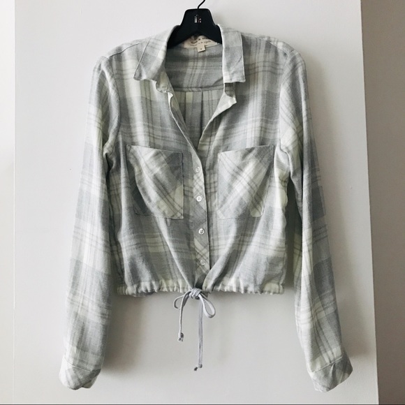 Cinched Drawstring Shacket Shirt NWOT - Picture 10 of 15